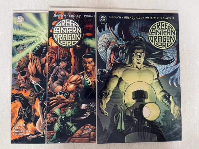 🔥Green Lantern: Dragon Lord #1-3 Complete Set*(2001, Dc)*Paul Gulacy Vf/Nm