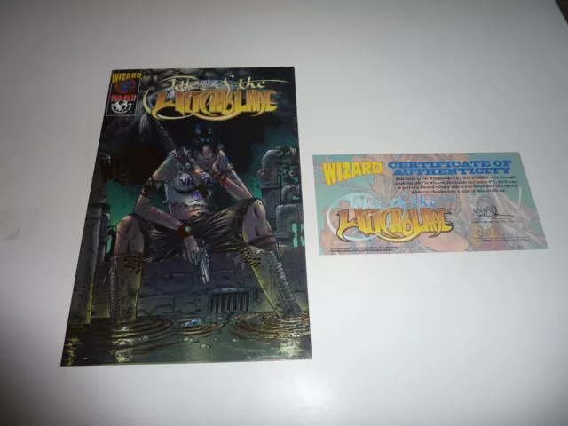 TALES OF THE WITCHBLADE #1/2 Wizard Top Cow Gold Foil 1997 LTD 7500 W/COA VF/NM