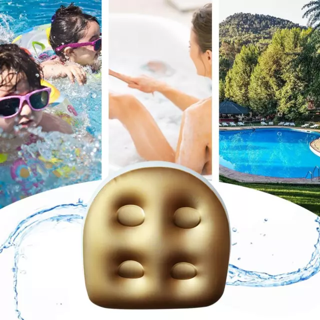 Whirlpool-Sitze, aufblasbares Badewannenmassagekissen, multifunktional, aufblasb