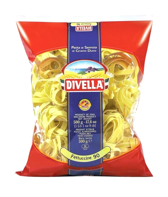 Divella Fettuccine N.90 500 g Divella Fettuccine 90 500 g Grießnester Nudeln