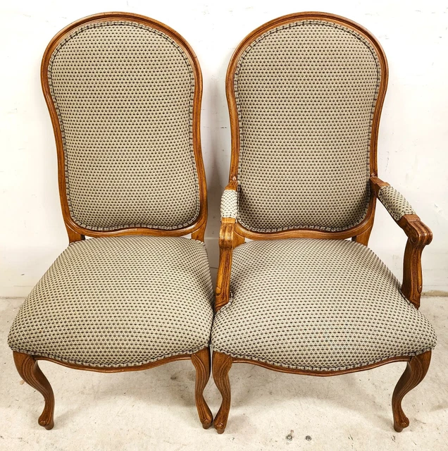 Set of 10 Louis XV French Dining Chairs Oversized Set of 10 Louis XV French Dining Chairs Oversized