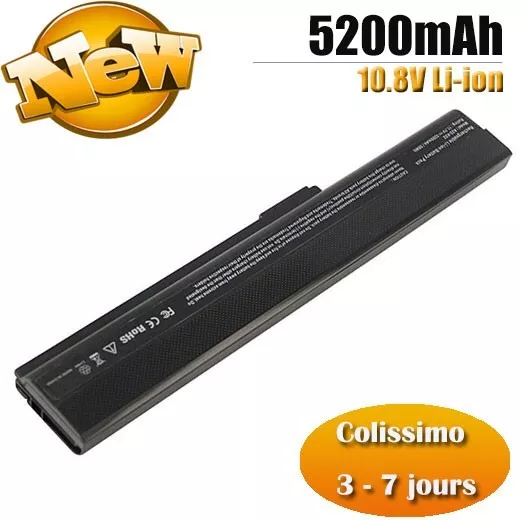 Batterie Pour ASUS A52F A52JB A52JK K52f P52JC X52DE A31-K52 A32-K52 A42-K52