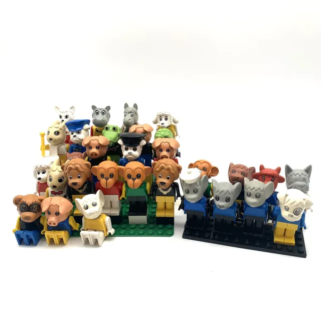 LEGO Fabuland Konvolut Sammlung Figuren Lot 30 Stück + 2 Lego Platten Rar