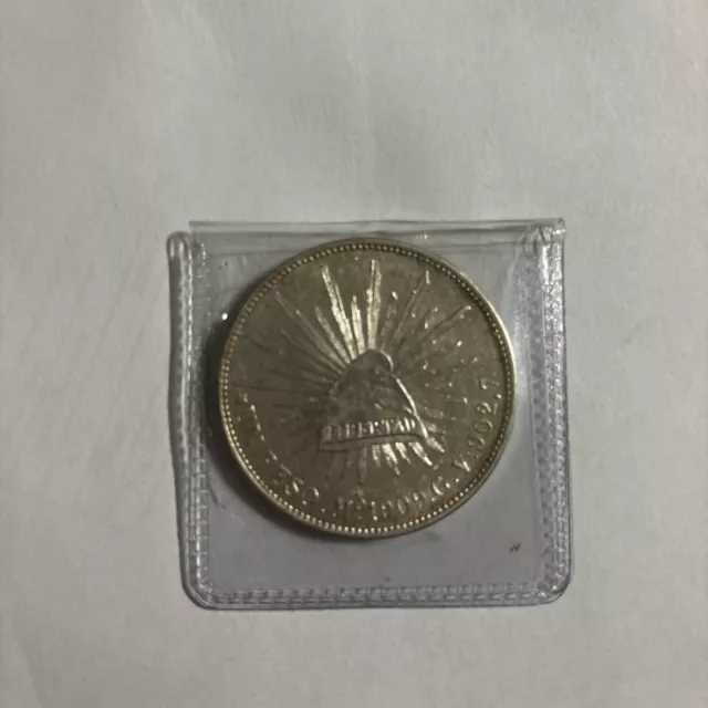 1909 México Silver Un Peso