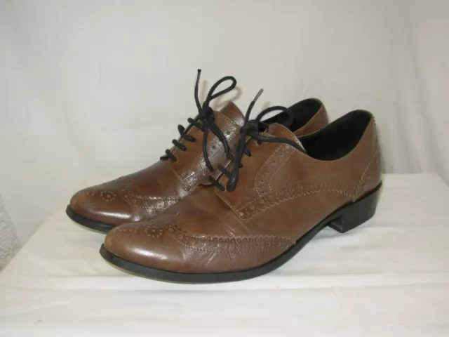 MINELLI CHAUSSURES RICHELIEU Femme P.39 Cuir marron EUR 36 00