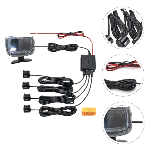 Indicatore di allarme audio inversione radar LCD cristalli liquidi