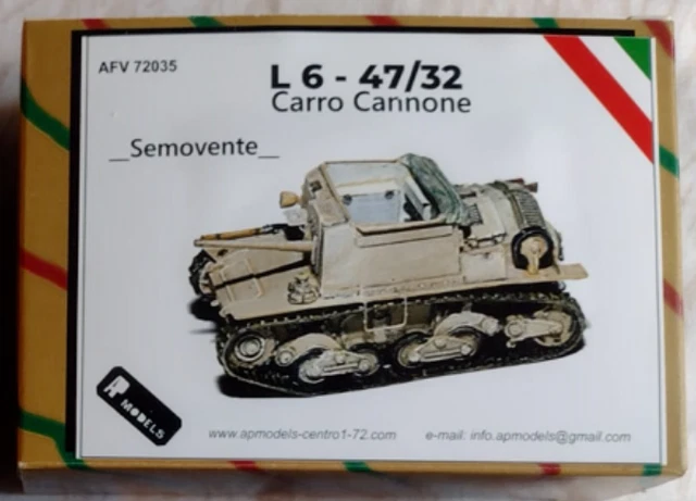 Modellino Carro Armato M-47 Patton Scala 1/72 &ndash; AP Models, Senza Telo Canna, Resina