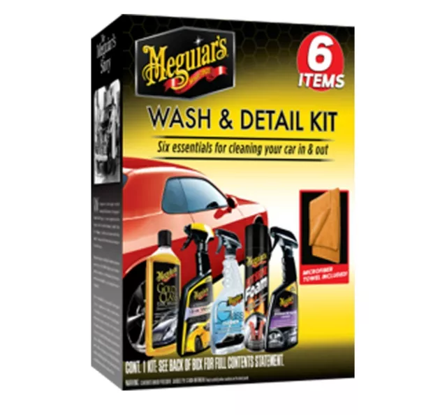 Meguiar’s Wash & Detail Kit, Perfect for All The Cars