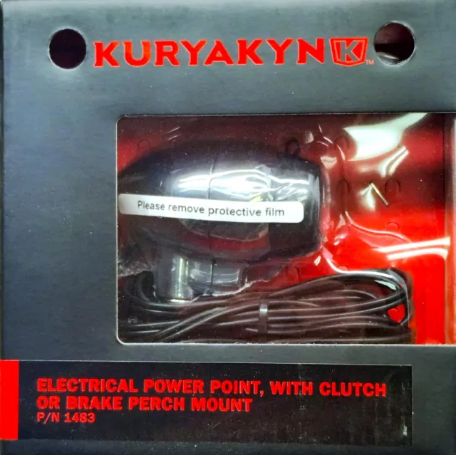 Kuryakyn 1483 Electrical Power Point Clutch/Brake Perch Mount