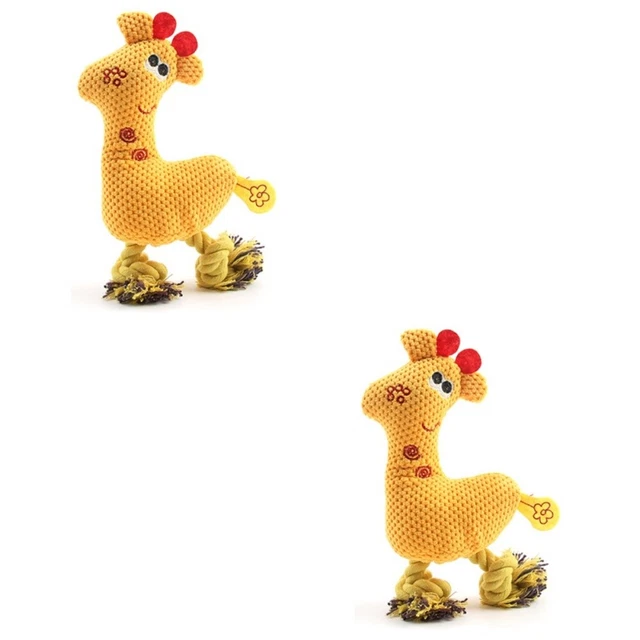 2 stücke pet produkte plüsch spielwaren hund kauen spielzeug haustier katzen