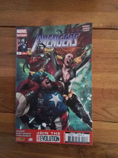 BD Prélude à Infinity The Avengers Marvel Now ! Panini Comics 2014 N° 8