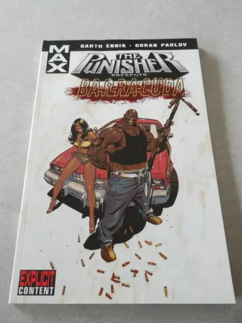 THE PUNISHER PRESENTS BARRACUDA by GARTH ENNIS & GORAN PARLOV, MAX COMICS, NM+!
