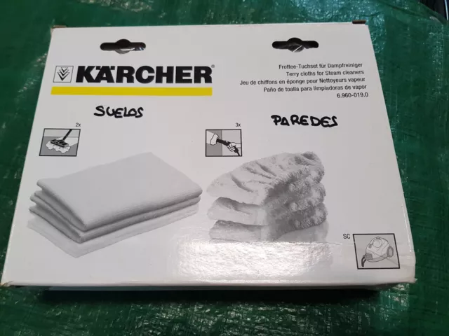 Kärcher Juego 2 paños toalla para limpadoras vapor espec paredes 6.960-019.0