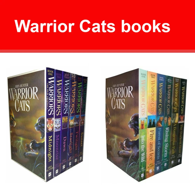 WARRIOR CATS SERIES Erin Hunter Books Set Pack Prophecies Begin, New