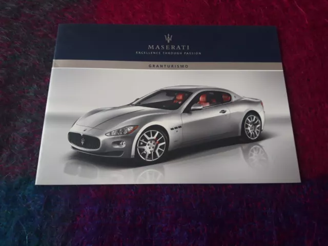 Maserati GRANTURISMO Prospekt Brochure Catalogue DEUTSCH 20 Seiten RAR