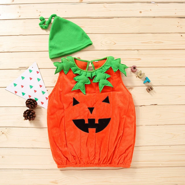 Abito di Halloween per bambine bambina costume zucca body di Halloween