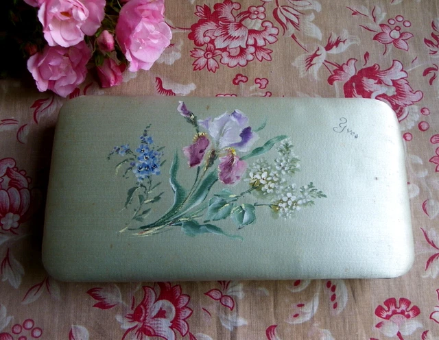 Ancienne Boîte à Dragées En Tissu - Vintage - Objet De Décoration Ou De Collection