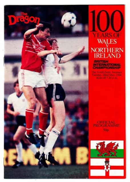 Wales v Northern Ireland - British International Championship 1982 - Programme