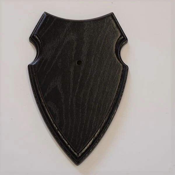 3 Pieza Escudo de Trofeo Ciervo Bock AF16x10cm 1 Kf Oscuro 3x Ganchos Cornamenta 3