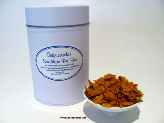 (95,00 €/kg)  Editionstee Excellent "Sanddorn Tee Bio" 100 g. in Dose Set ♥