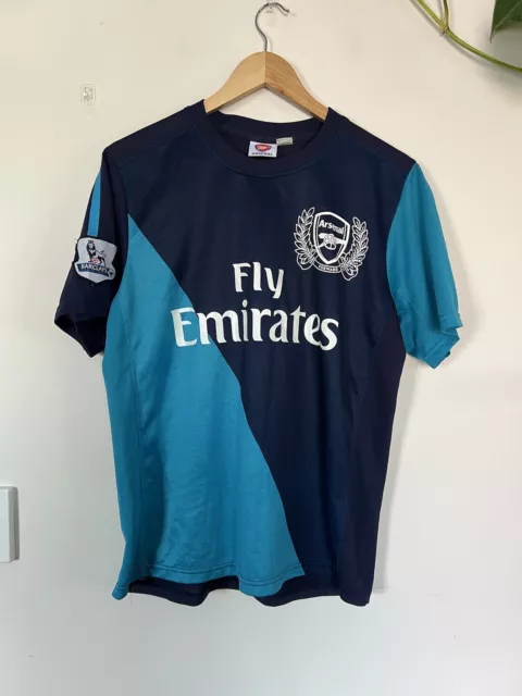 Fly Emirates BLUE ARSENAL Jersey Shirt - SLATS 7 Size XL Kids / S Mens Barclays