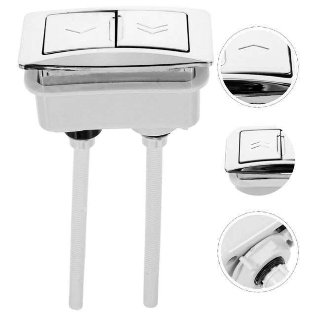 MONTSERRAT Scarico Per WC Serbatoio Alto Standard – In Ottone – Resistente E Durevole - 2