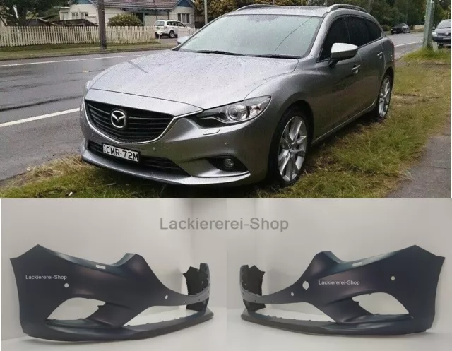 STOßSTANGE VORNE UNLACKIERT NEU für Mazda 6 2012-2014 PDC SRA