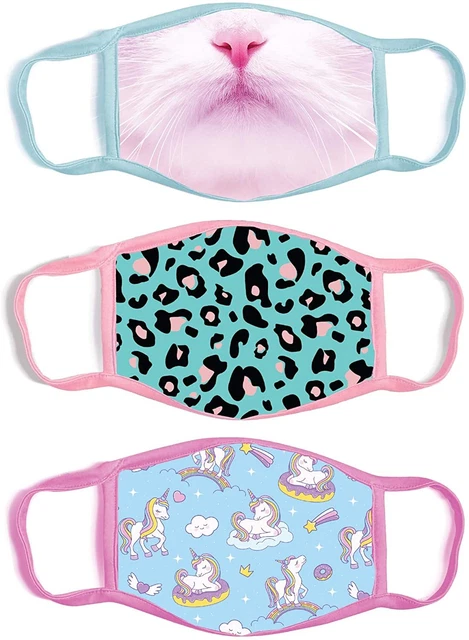 ABG Accessories Girls' 3-Pack Kid Fashionable, Unicorn Design, Size Girls 4-14