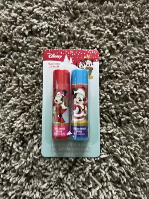 disney Mickey and minnie lip balm 2 pack- NEW in Package!