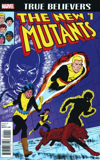 New Mutants #1 Reprint. True Believers. NM Marvel Comic.