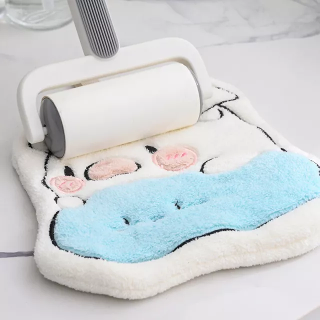 Cute Lamb Piggy Hand Towels Hanging Thickened Soft Coral Velvet Absorbent Tow-wf