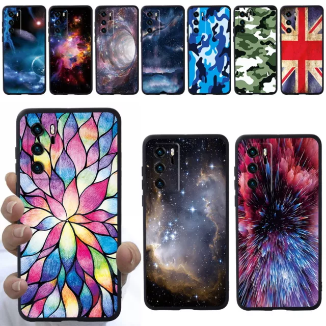 For Huawei P20  P30 P40 P Smart 2019 Honor 10 Silicone Rubber Phone Case Cover