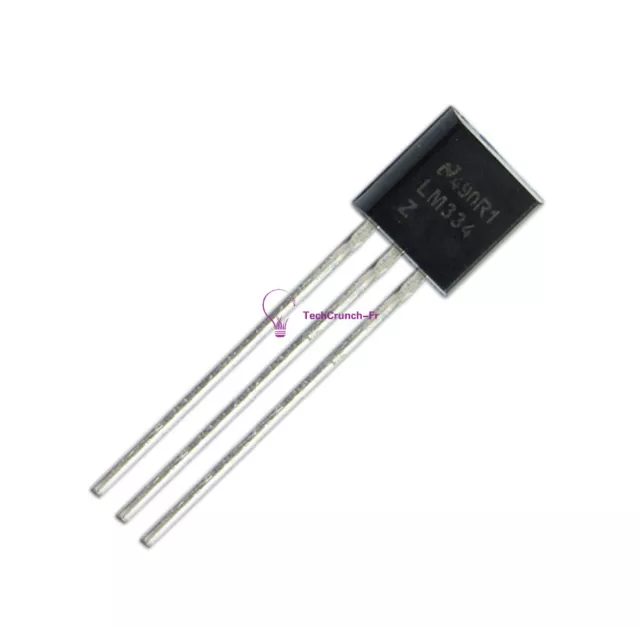 2x NSC LM334 LM334Z TO-92 3-Terminal Adjustable Current Source IC