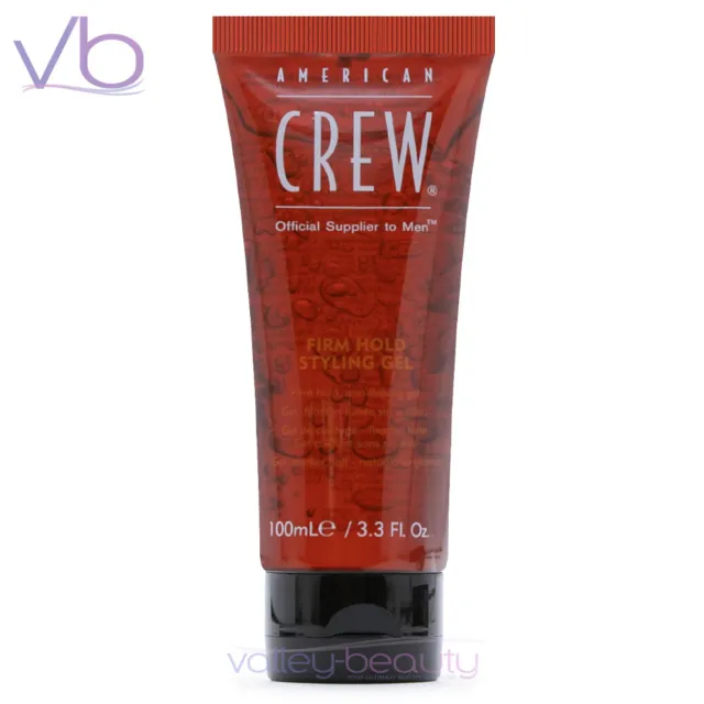 AMERICAN CREW (Firm Hold, Styling Gel, Alcohol-FREE, Non-Flaking, Travel, 100ml)