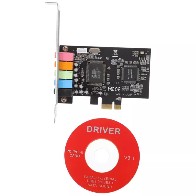 PCIe to 5.1 Internal Sound Card Digital Audio Cards Soundcard Surround