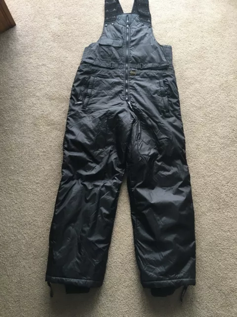 Cirolux HJC Small Snow Pants Bibs Snowmobiling Black Overalls Thick Insulation!