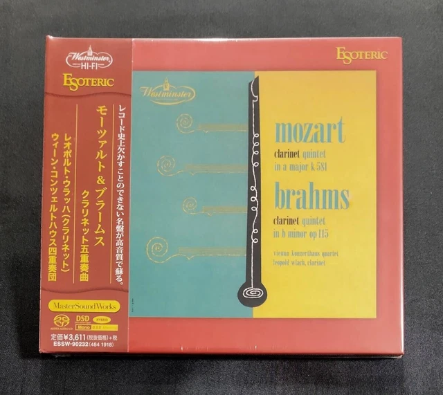 ESOTERIC SACD ESSW-90232 Mozart Brahms Clarinet Quintet