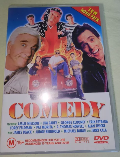 Comedy 10 Movie Pack ! DVD Neilson, Clooney, Carrey