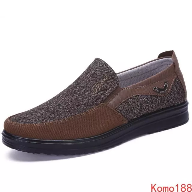 CHINESE STYLE MENS slip on loafers Breathable comfy driving Casual ...