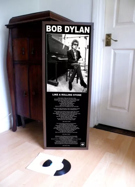 Bob Dylan Like A Rolling Stone Poster Lyric Sheet