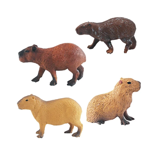 CAPYBARA TOY FIGURE, Simulation Capybara Model, Animals Model Capybara ...