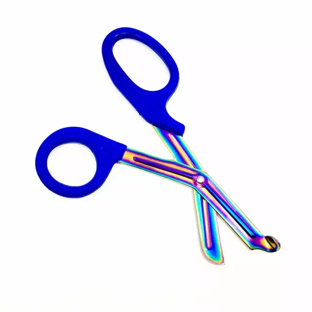 Titanium Heavy Duty Military Trauma EMT/Paramedic Shears Multi Rainbow Color