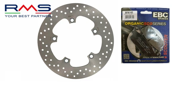 Set Frein Avant Disque Plaquettes EBC Pour Scooter Yamaha X-Max 125 ABS 2011