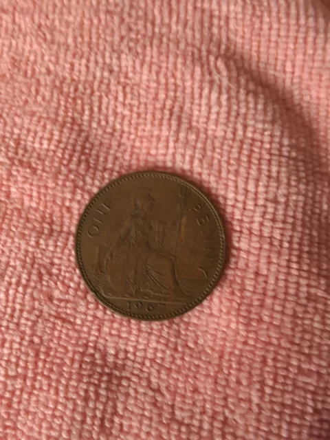 1967 One Penny coin (rare)