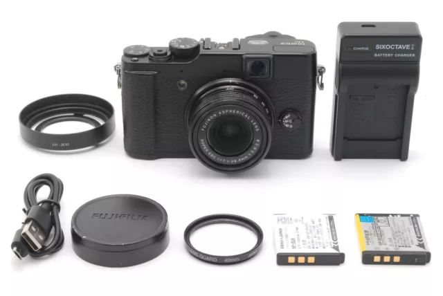 [NEAR MINT  ] Fujifilm X10 Black Compact Digital Camera 12.0MP From JAPAN