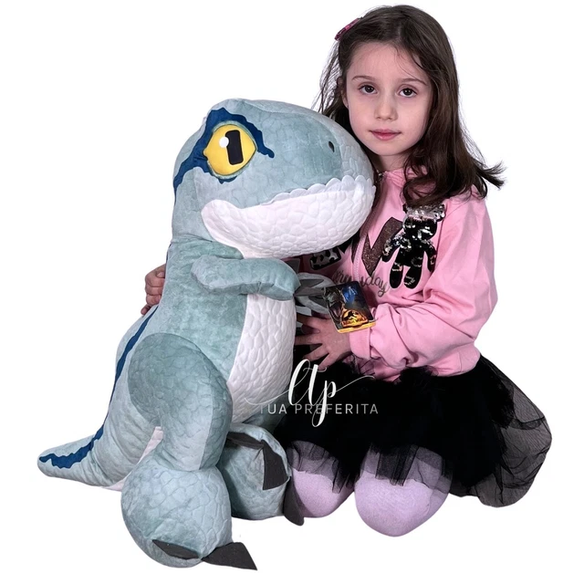 Jurassic World Velociraptor Plüschtier – Offiziell Lizenziert, 20 Cm Groß, Gestickte Details