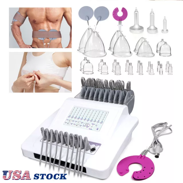 Breast Butt Enlargement Body Shapping BIO & EMS Vaccum Microcurrent Machine Home