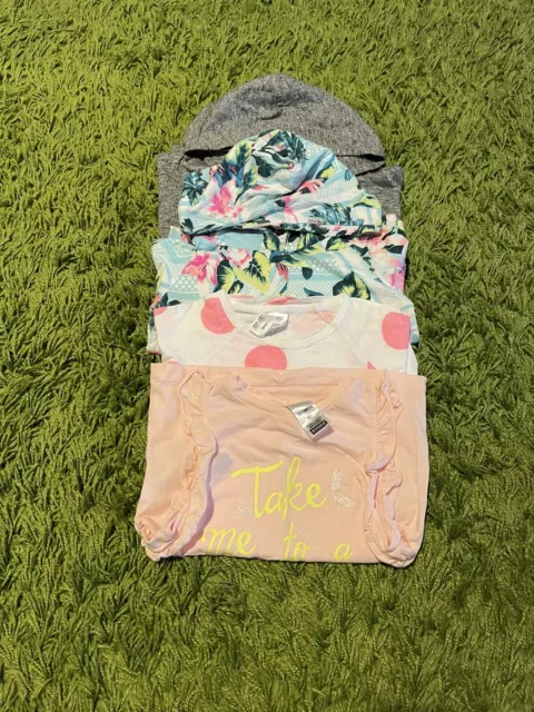 Bonds Baby Girl Hoodie and Tee Tshirt Top Bundle Size 1 GUC