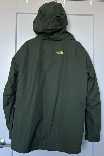 The North Face Primaloft Hyvent Tri-Climate Dark Green Jacket 3-in-1 Men's Large