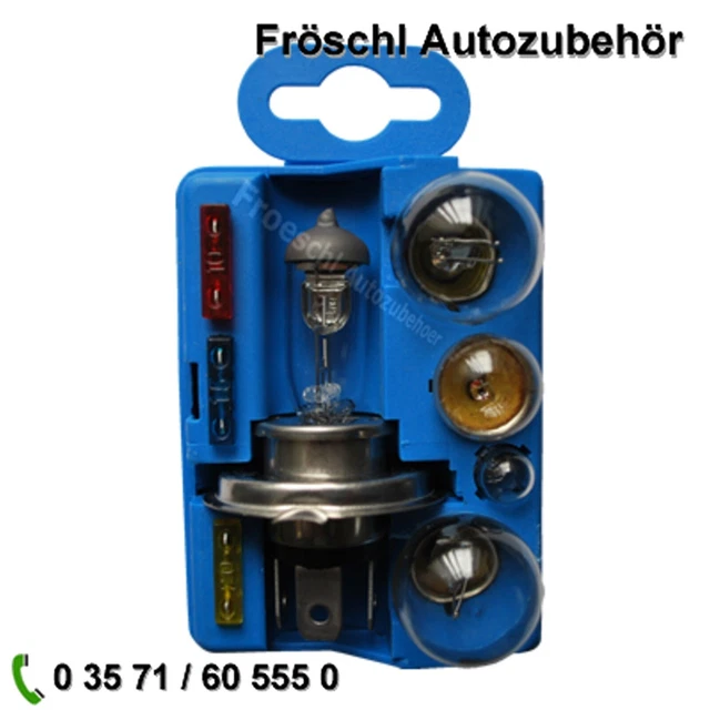 Lampenset 1x 12V H4 Lampe 12V 21W 5W Bremslicht G18 5W Sicherung 10A 15A 20A q*